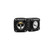 Revolve Pod Light W/ Amber Trim Ring (pair) - Rigid Industries