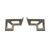 2022+ Toyota Tundra Sr-series 20" Light Bar Bumper Bracket Kit (pair) - Rigid Industries