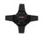 System 3 - Sb10 Center Cap Dual Fit Bolt-in Matte Black - CAPS3-180