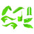 Polisport - Mx Complete Kit Lime Green Kaw - 91025