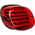 Custom Dynamics - Probeam Taillight Led Signature Series Low Profile - Red - PSS-TL-BW-R