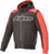 Alpinestars - Rhod Windstopper Hoodie - Black/Gray/Red - Large - Rhod Windstopper Hoodie - 4200420-1123-L