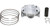 Vertex Forged Replica Piston Kit - 24628B