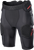 Alpinestars - Bionic Pro Protection Shorts - Black/Red - Large - Bionic Pro Protection Shorts - 6507523-13-L