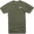 Alpinestars - Painted T-Shirt - Military Green - Large - Painted T-Shirt - 1232-72224-690L