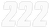 Factory Effex - FX Factory Number 2 - White - 6" - Number Stickers - 08-90052