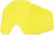 100% - Accuri/Strata/Racecraft Lens - Yellow - Accuri/Strata/Racecraft Lens - 51001-004-02