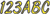 Hardline - I.D. Sticker Kit - 400 Series - Yellow - Watercraft ID Kit - YEBKG400