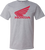 Honda Apparel - Honda Wing T-Shirt - Heather Gray - XL - Honda Wing T-Shirt - NP21S-M1820-XL