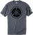 Factory Effex - Yamaha Tuning Fork T-Shirt - Charcoal Gray - Large - Yamaha Tuning Fork T-Shirt - 16-88292