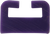 Garland - Neon Purple Replacement Slide - UHMW - Profile 10 - Length 64.00" - Arctic Cat - Replacement Slide - 10-6400-0-01-08