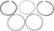 Athena - Piston Ring Set - Replacement Piston Ring Set - S41316062