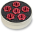 Driven Racing - Aluminum Sprocket Nuts - Red - M10 x 1.0 - Sprocket Nuts - DSN6RD
