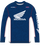 Honda Apparel - Honda HRC Long-Sleeve T-Shirt - Navy/White - Medium - Honda HRC Long-Sleeve T-Shirt - NP21S-M2482-M
