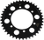 Driven Racing - Rear Sprocket - 41-Tooth - Lightweight Steel Sprocket - 5008-520-41T