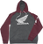 Factory Effex - Honda Wing Hoodie - Charcoal/Burgundy - 2XL - Hoodie - 22-88318