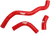 Cv4 - Radiator Hose Kit - Red - Silicone Radiator Hose Kit - SFSMBC100R