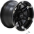 Ams - Wheel - Roll'n 104 - Rear - Machined Black - 12x7 - 4/4 - 3+4 - Rolln 104 Wheel - 0230-0759