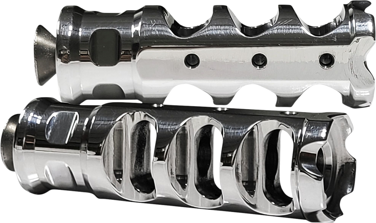 Accutronix - Muzzle Brake Shifter Peg - Heel/Toe - Chrome - Muzzle Break Shifter Peg - PT320-AKC