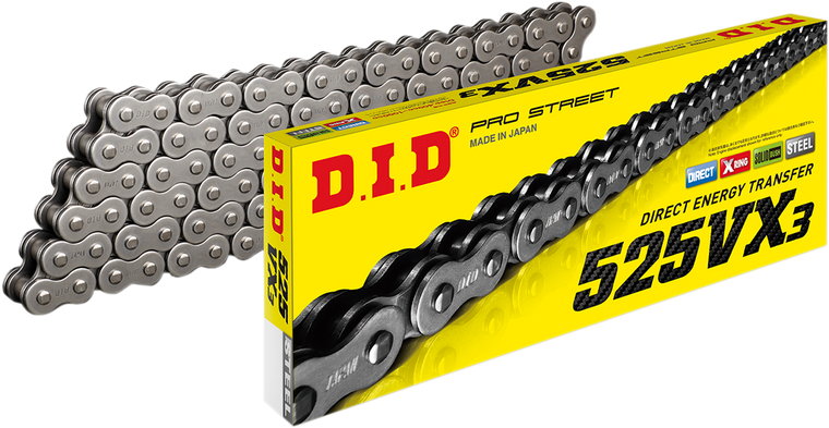 Did - 525 VX3 - Drive Chain - 120 Links - 525 VX3 Drive Chain - 525VX3X120ZB