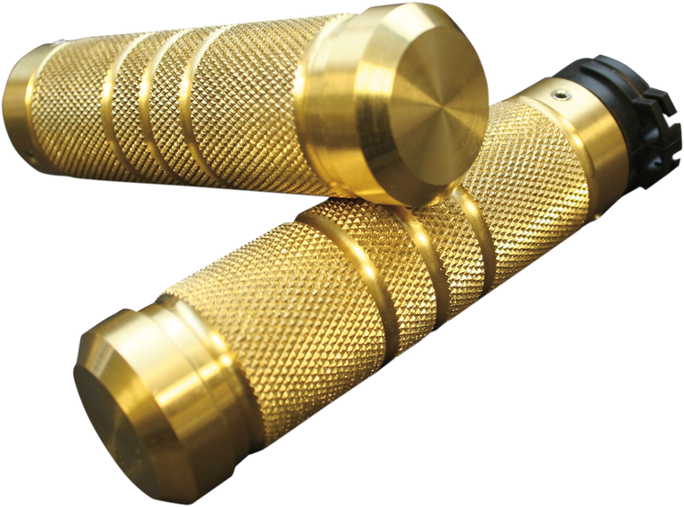 Accutronix - Grips - Knurled - Grooved - Brass - Knurled Grooved Custom Grips - GR100-KG5