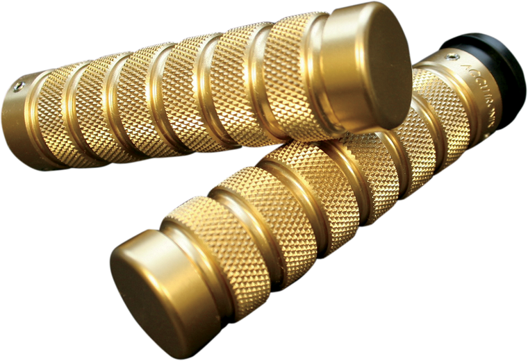 Accutronix - Grips - Knurled - Notched - TBW - Brass - Knurled Notched Custom Grips - GR101-KN5