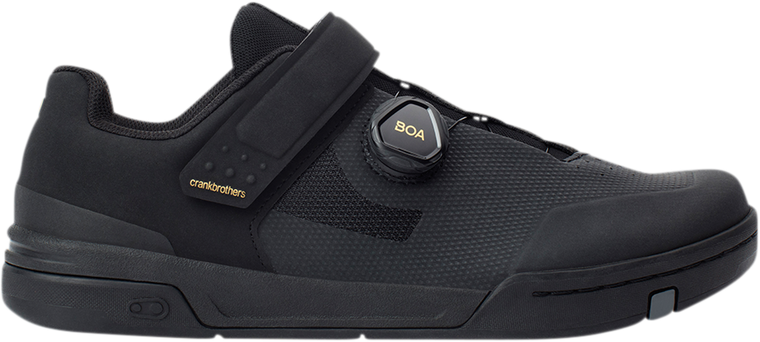 Crankbrothers - Stamp BOA Shoes - Black/Gold - US 13 - Stamp BOA Shoes - STB01080A-13.0