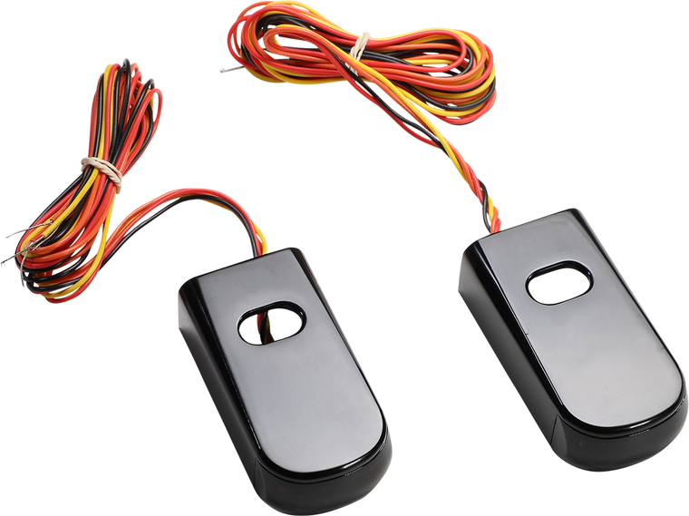 Alloy Art - LED Strut Light - Red '04-'19 XL - Fender Strut LED Marker Lights - SPSL-2B