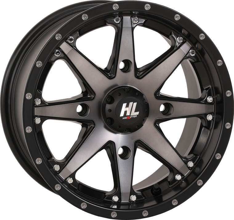 High Lifter - Wheel - HL10 - Front/Rear - Matte Black/Smoke - 12x7 - 4/110 - 5+2 (+30 mm) - HL10 Wheel - 14HL10-1610