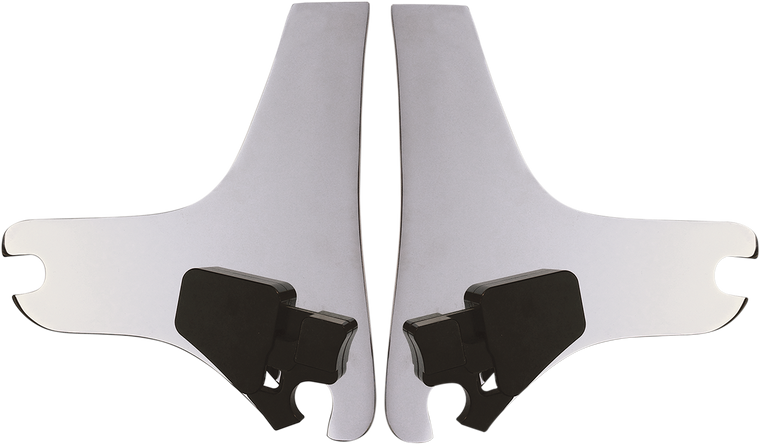 Cycle Visions - D-Tach Side Plates - FLH - Chrome - D-Tach Sissy Bar Side Plates - CV-8080