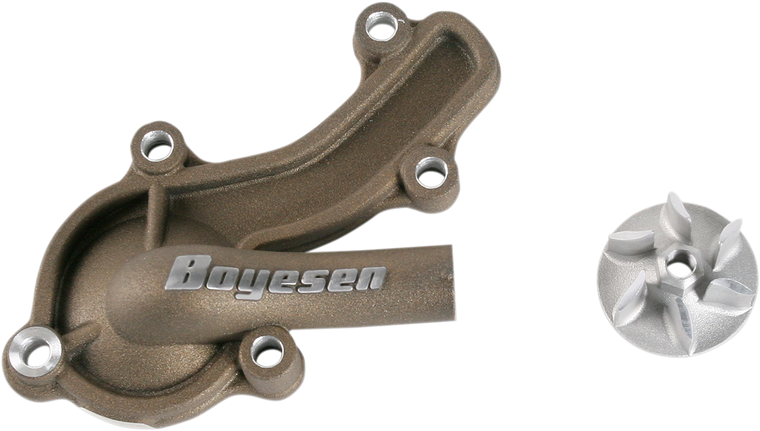 Boyesen - Impeller/Waterpump Cover - Magnesium - Supercooler Water Pump Cover and Impeller Kit - WPK-09M