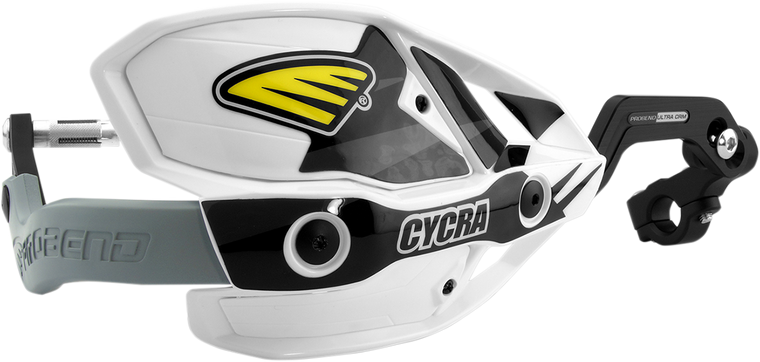 Cycra - Handguards - Ultra - White/White - 7/8" Ultra Probend CRM Wrap Around Handguards - 1CYC-7407-42X