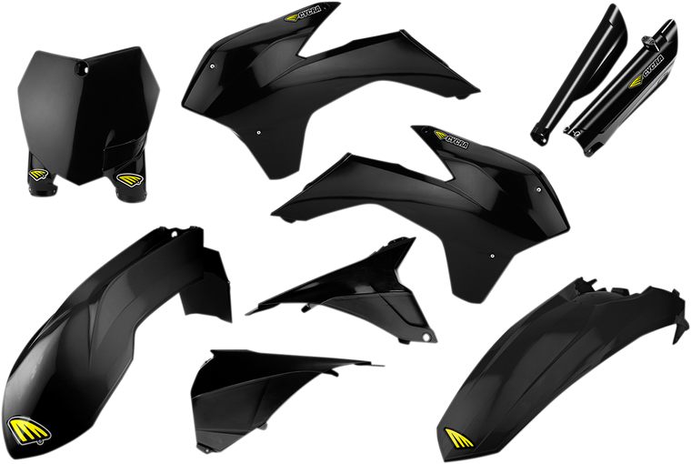 Cycra - Body Kit - Powerflow - Black - Powerflow Complete Body Kit - 1CYC-9314-12