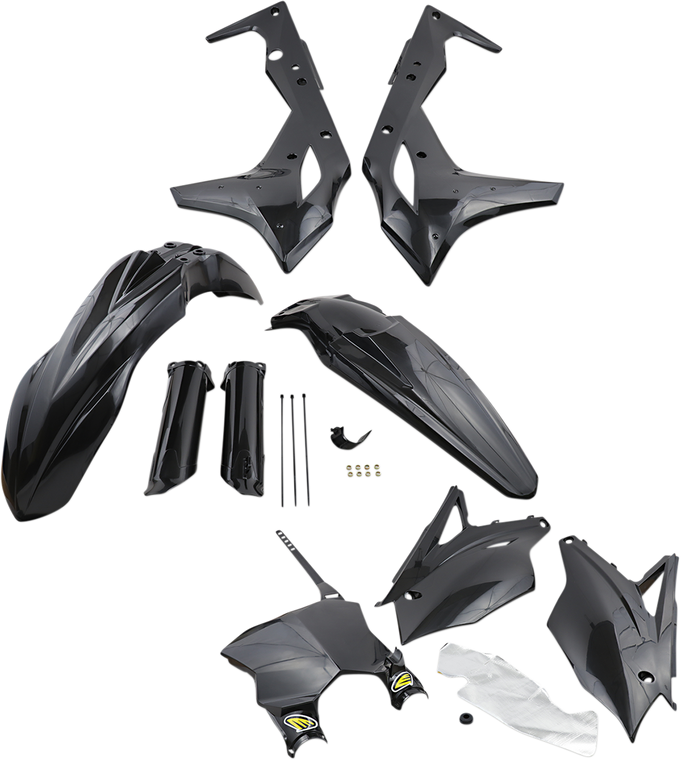 Cycra - Body Kit - Powerflow - Black - Powerflow Complete Body Kit - 1CYC-9319-12