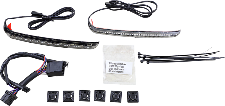 Ciro - Bag Light Blades - Red Turn Signals - Bag Blades Accent Lights - 40038