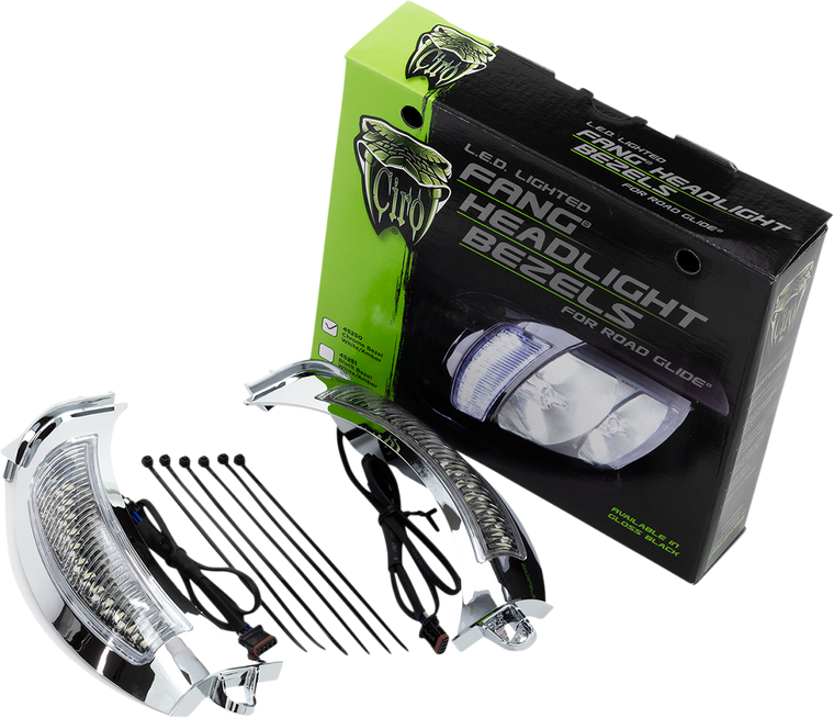 Ciro - Headlight Bezel - Chrome - Fang Headlight Bezels - 45250