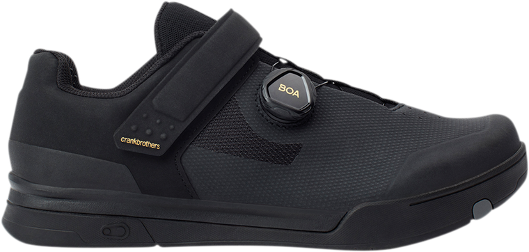 Crankbrothers - Mallet BOA Shoes - Black/Gold - US 8 - Mallet BOA Shoes - MAB01080A-8.0