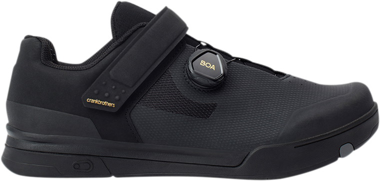 Crankbrothers - Mallet BOA Shoes - Black/Gold - US 14 - Mallet BOA Shoes - MAB01080A-14.0