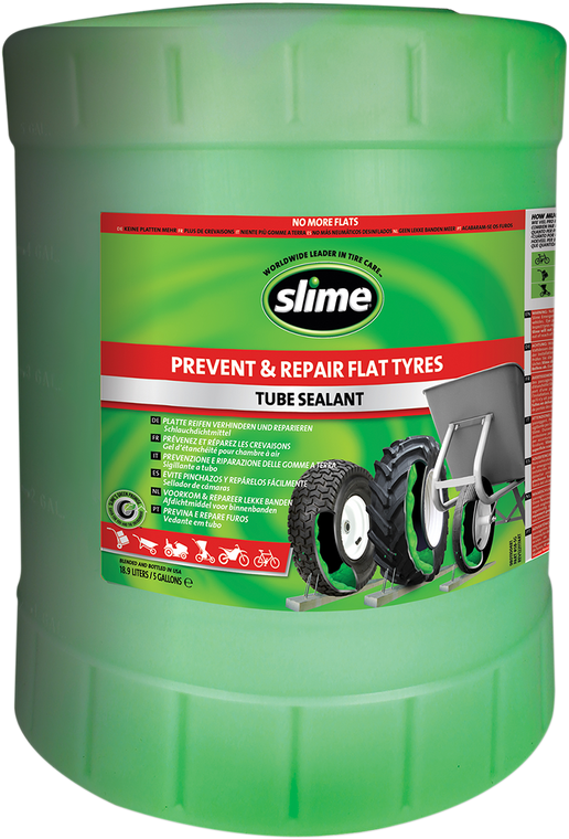 Genuine Innovations - Tire Sealant - 5 U.S. gal. - Slime Tire Sealant - SB-5G-IN Genuine Innovations - Tire Sealant - 5 U.S. gal. - Slime Tire Sealant - SB-5G-IN