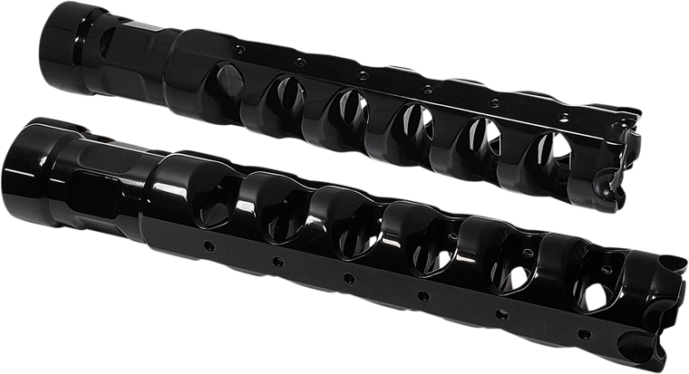 Accutronix - Muzzle Break Footpegs - Rigid Mount - Black - Footpegs - PF121-AKB