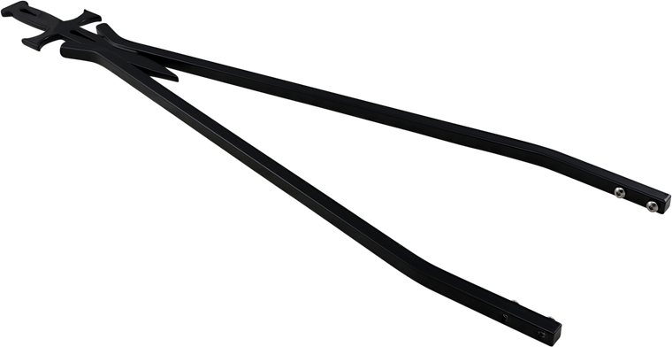 Cycle Visions - Sissy Bar Stick - Black - 30" Daggertude - Wide - Daggertude Styled Sissy Bar Sticks - CV-8009B