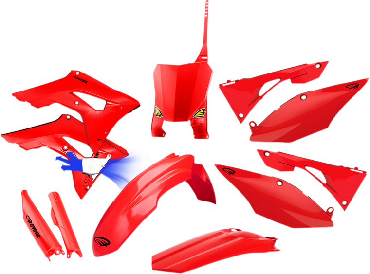 Cycra - Body Kit - Powerflow - Red - Powerflow Complete Body Kit - 1CYC-9320-32