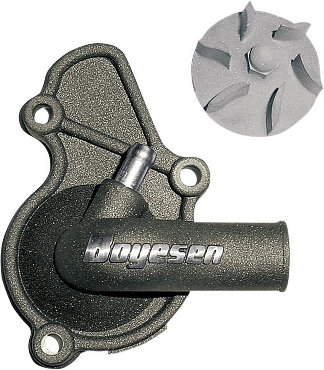 Boyesen - Impeller/Waterpump Cover - Magnesium - Supercooler Water Pump Cover and Impeller Kit - WPK-26M