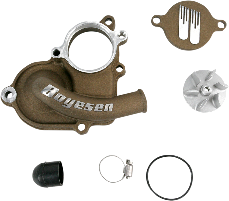 Boyesen - Impeller/Waterpump Cover - Magnesium - Supercooler Water Pump Cover and Impeller Kit - WPK-26AM Boyesen - Impeller/Waterpump Cover - Magnesium - Supercooler Water Pump Cover and Impeller Kit - WPK-26AM
