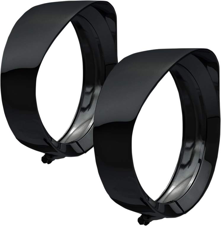 Headwinds - 4.5" Trim Ring - Mariah - Black - 4.5" Spot Light Trim Ring - 1-4028ZAP