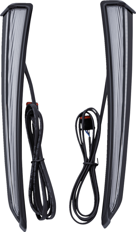 Ciro - Lower Fairing Lights - Black - Fang Lower Fairing Lights - 45801