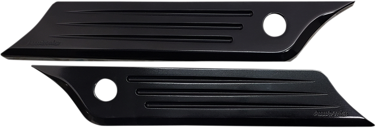 Accutronix - Speed Ball Saddlebag Cover Latch - Black - Cover Latch - BLC014-SB-B