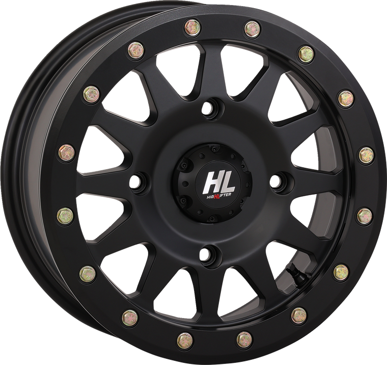 High Lifter - Wheel - HLA1 Beadlock - Front/Rear - Matte Black - 15x7 - 4/137 - 5+2 (+40 mm) - HLA1 Beadlock Wheel - 15HLA1-1437 High Lifter - Wheel - HLA1 Beadlock - Front/Rear - Matte Black - 15x7 - 4/137 - 5+2 (+40 mm) - HLA1 Beadlock Wheel - 15HLA1-1437