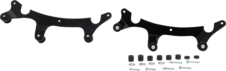 Cobra - Backrest Mount - Black - Chieftain - Docking Kit for Detachable Backrest  Sissy Bar - 502-2100B