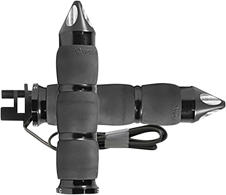 Avon Grips - Grips - Heated - Air Cushion - Spike - Indian - Black - Heated Grips - MT-IN-AIR-90ASH